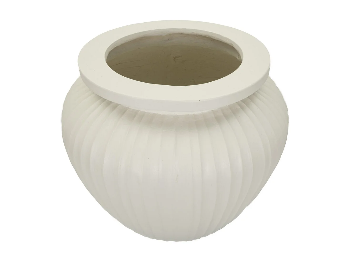 Wazon Dekoracyjny MF810, Beżowy, 48x48x38 cm, Seven Design