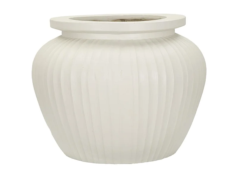 Wazon Dekoracyjny MF810, Beżowy, 48x48x38 cm, Seven Design