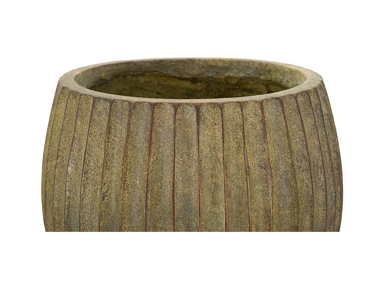 Vase Décoratif MF825, Vert, 25x25x52,5 cm, Seven Design