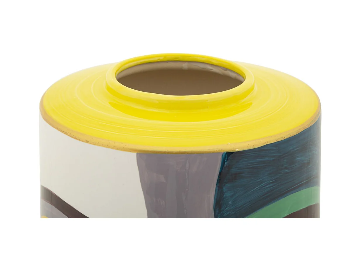 Vase Décoratif MF837, Rouge, 19x19x33 cm, Seven Design