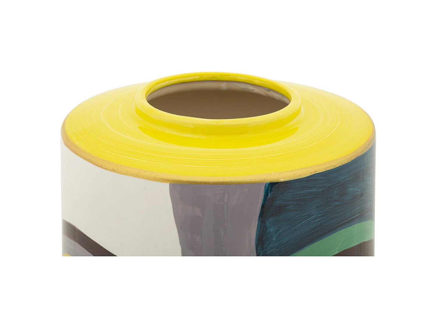 Vase Décoratif MF837, Rouge, 19x19x33 cm, Epikasa