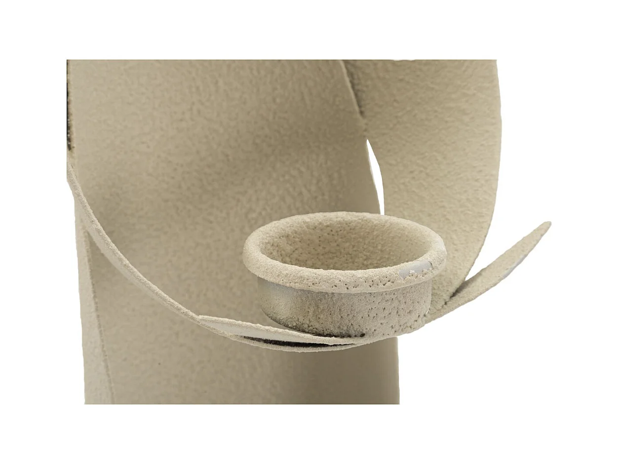 Bougeoir MF743, Beige, 13x11,5x37,5 cm, Seven Design