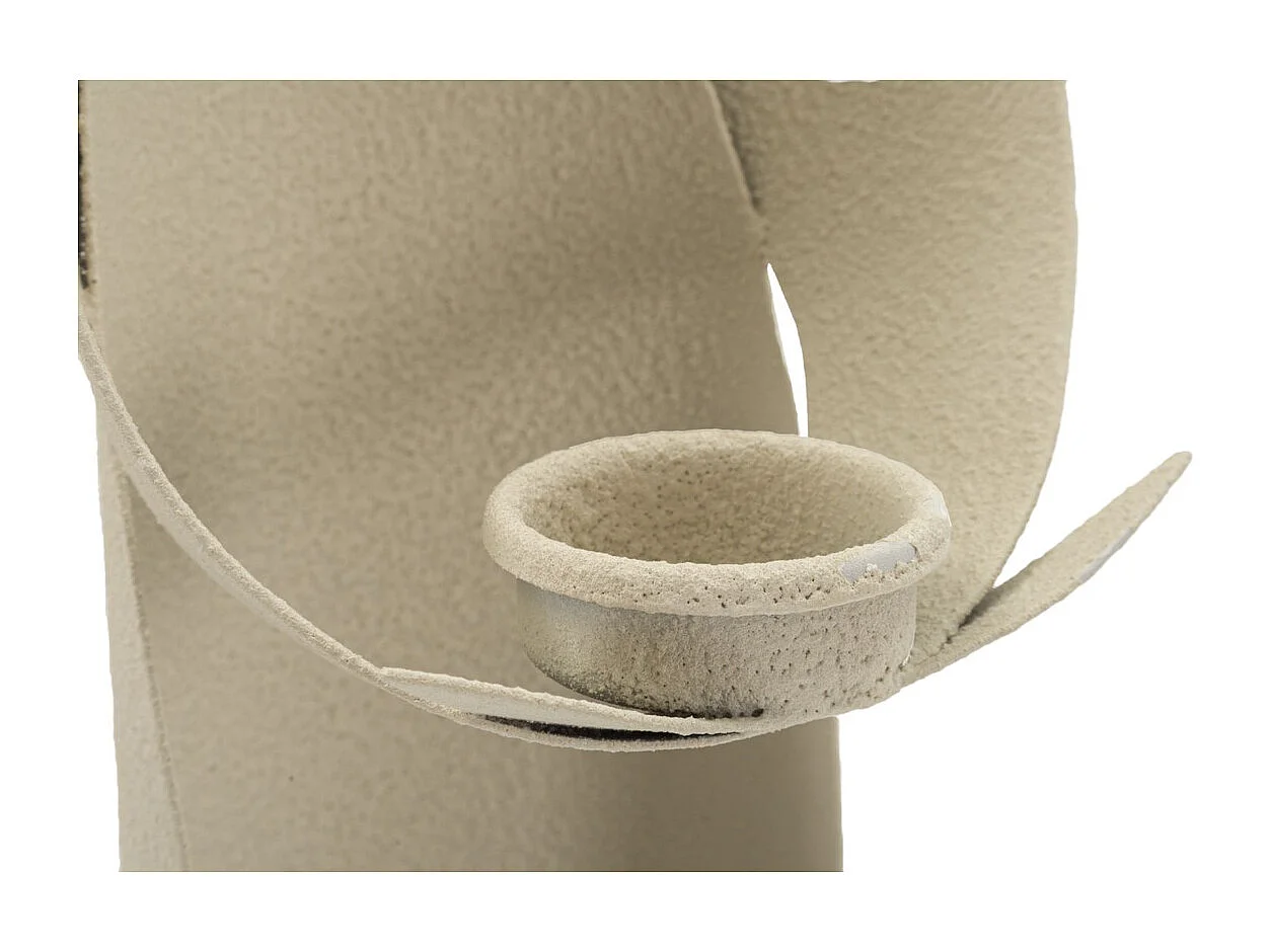 Bougeoir MF743, Beige, 13x11,5x37,5 cm, Seven Design