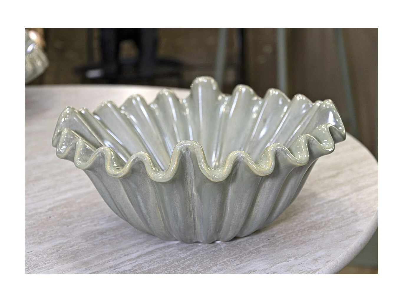 Plateau MF856, Vert, 33x33x14,5 cm, Seven Design