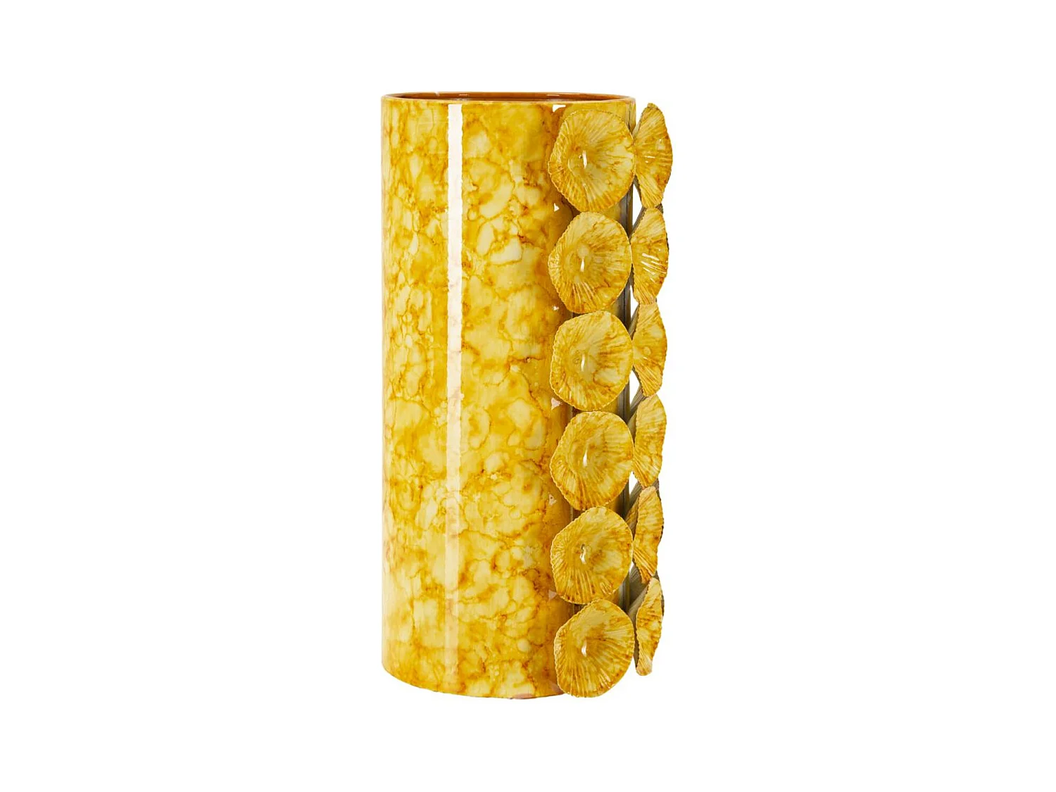 Vase Décoratif MF853, Vert, 16x15x33 cm, Seven Design