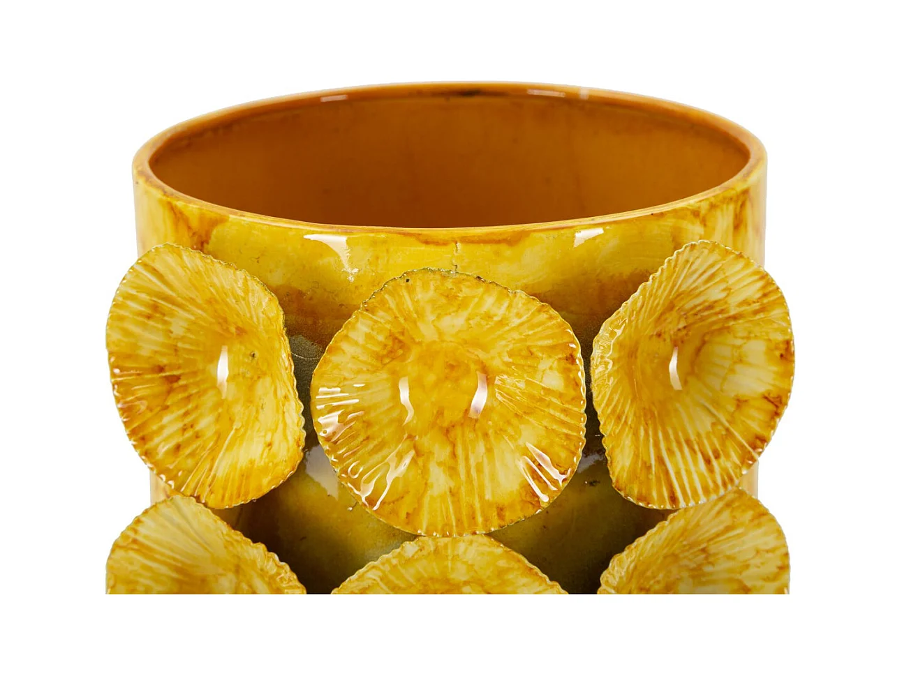 Vase Décoratif MF853, Vert, 16x15x33 cm, Seven Design