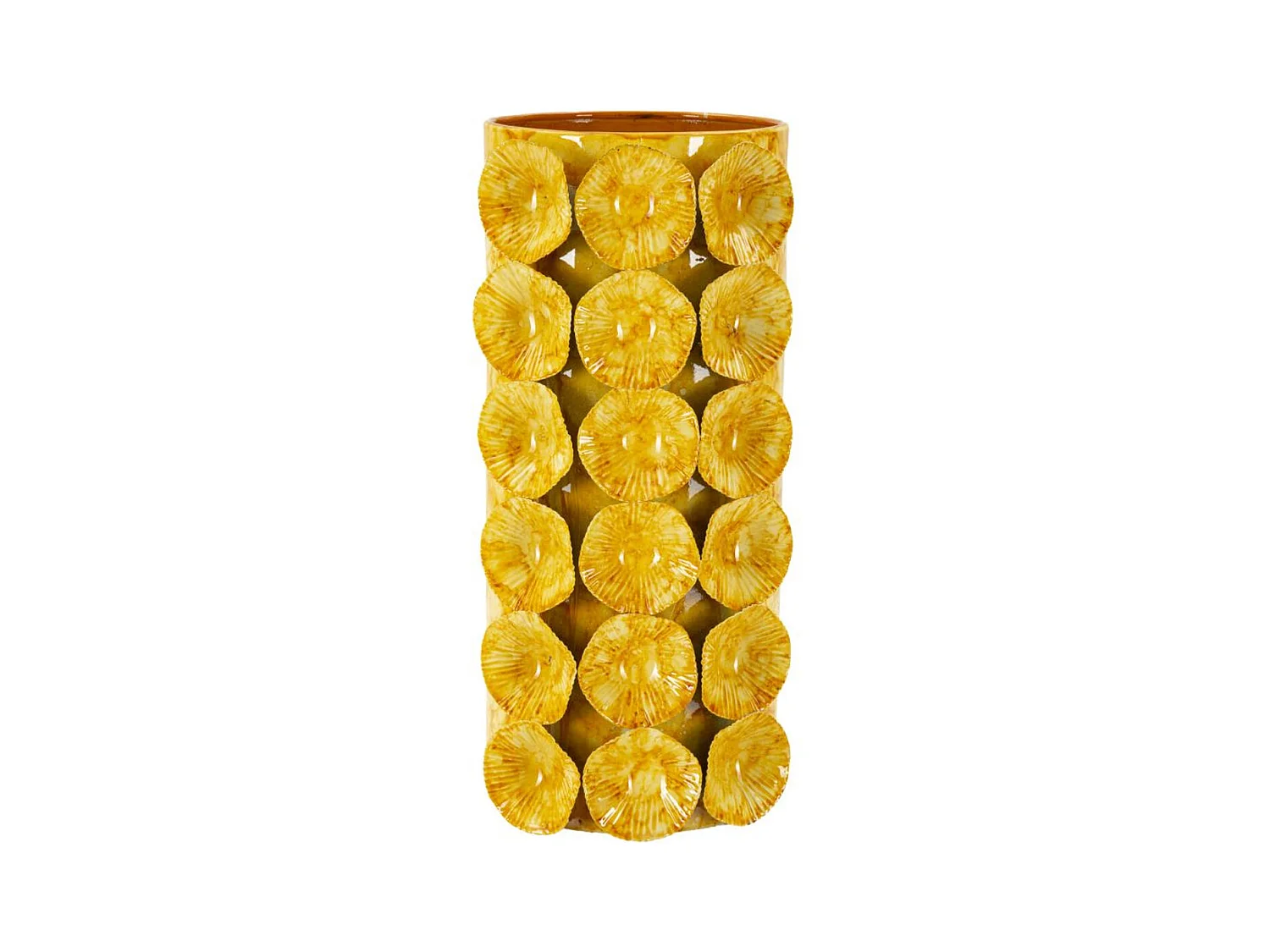 Vase Décoratif MF853, Vert, 16x15x33 cm, Epikasa