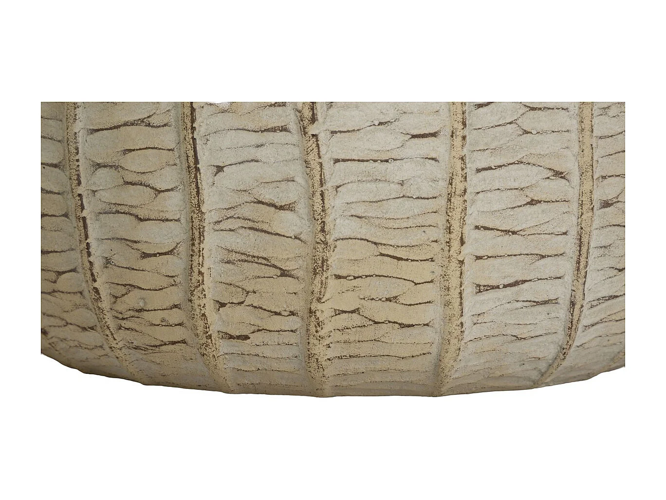 Lot de 3 Pots Décoratifs MF773, Beige, 30,5x30,5x27 cm, Seven Design