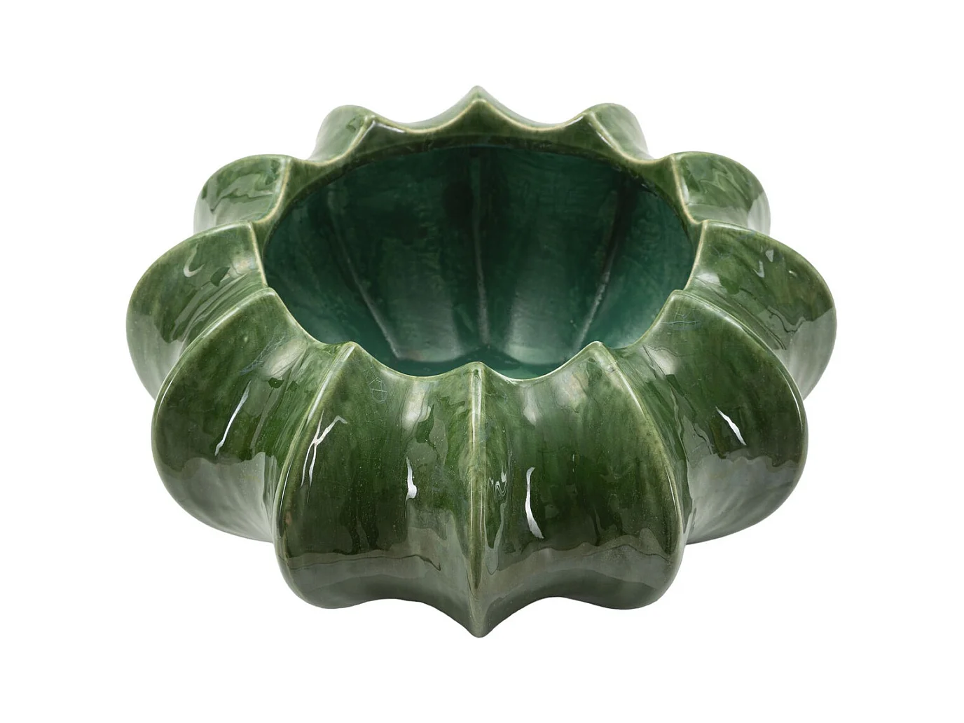 Vase Décoratif MF834, Vert, 31x31x16 cm, Seven Design