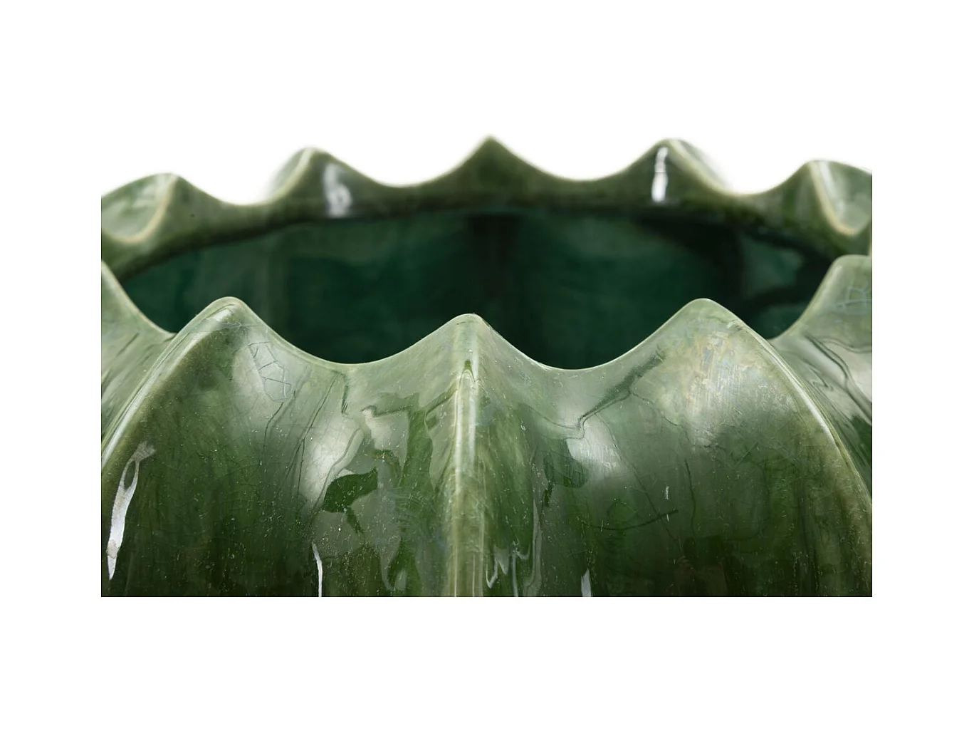 Vase Décoratif MF834, Vert, 31x31x16 cm, Seven Design