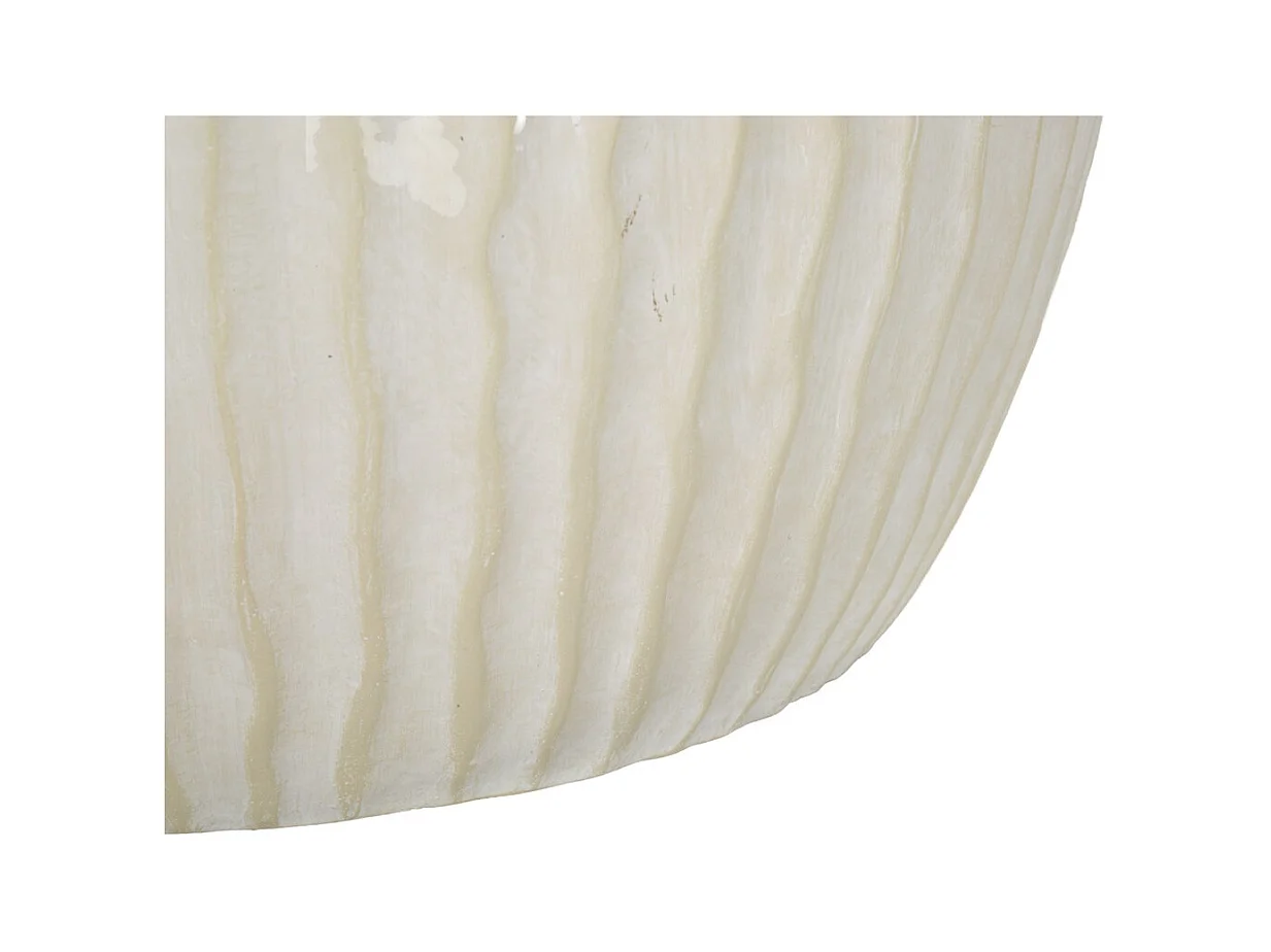 Vase Décoratif MF814, Beige, 36,5x36,5x38 cm, Seven Design