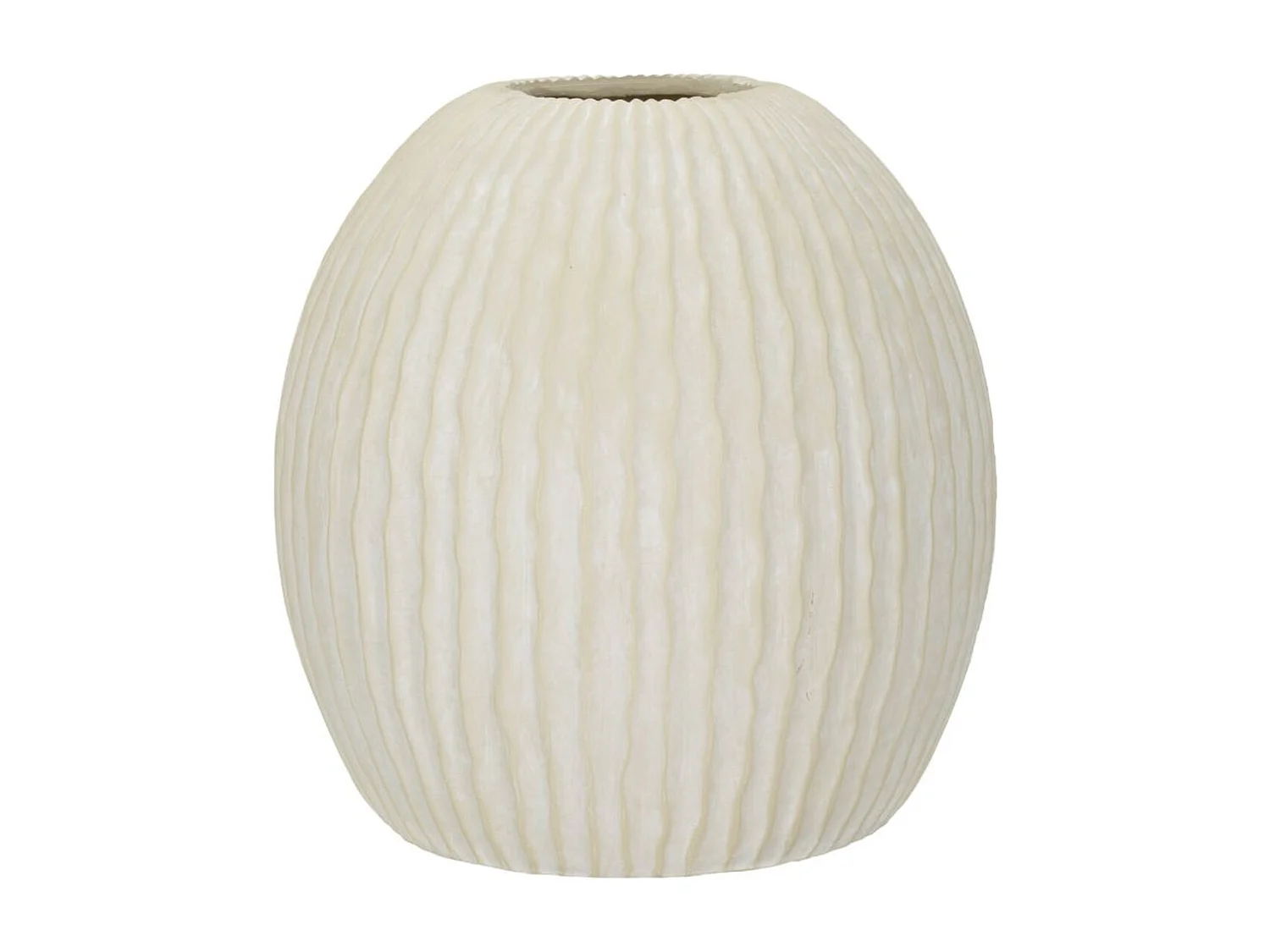 Wazon Dekoracyjny MF814, Beżowy, 36,5x36,5x38 cm, Seven Design