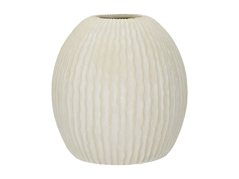 Wazon Dekoracyjny MF814, Beżowy, 36,5x36,5x38 cm, Seven Design