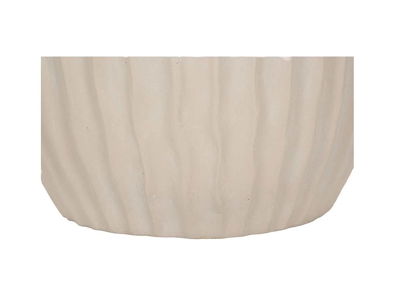 Vase Décoratif MF835, Beige, 26,5x26,5x26 cm, Seven Design