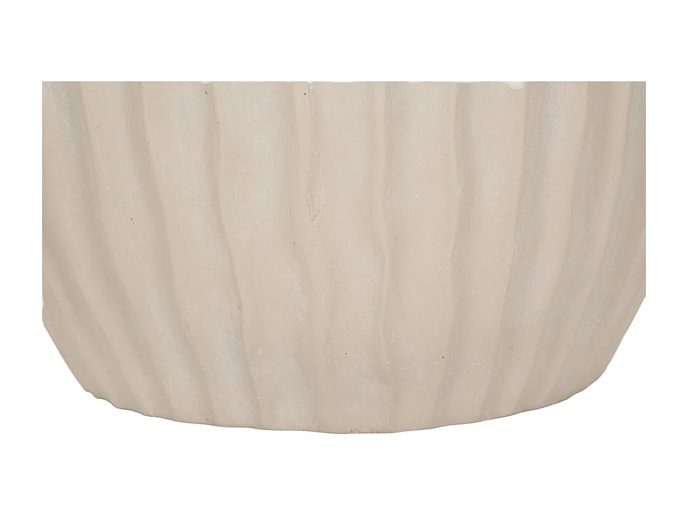 Vase Décoratif MF835, Beige, 26,5x26,5x26 cm, Seven Design