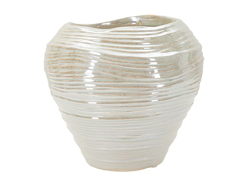 Wazon Dekoracyjny MF845, Biały, 22x22x20 cm, Seven Design