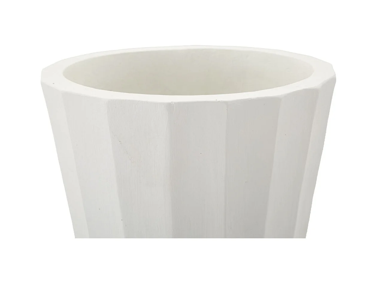 Vase Décoratif MF827, Blanc, 24x24x41 cm, Seven Design