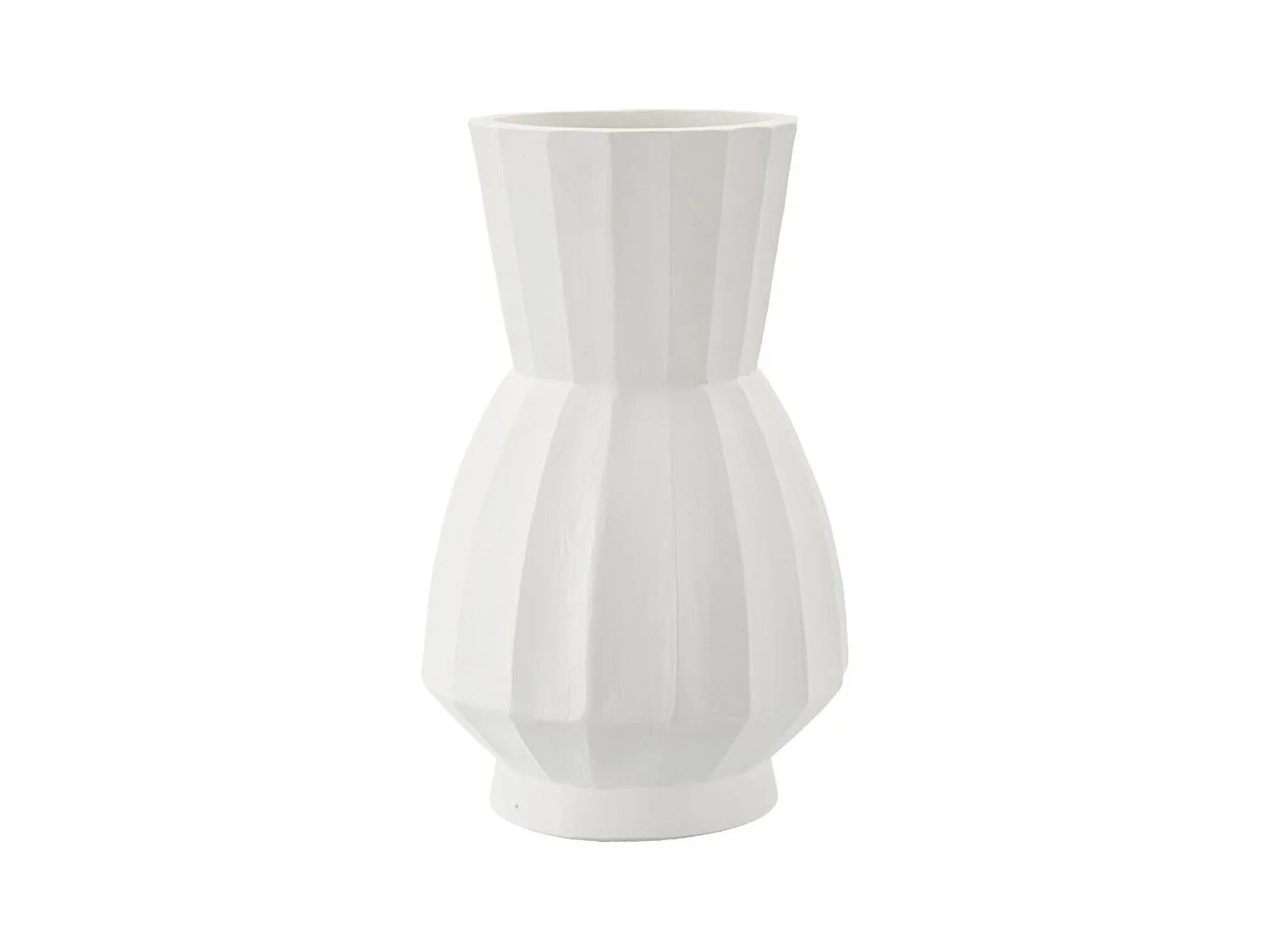 Vase Décoratif MF827, Blanc, 24x24x41 cm, Epikasa