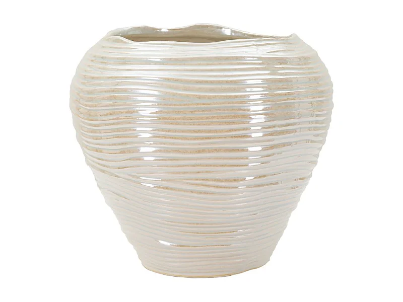 Wazon Dekoracyjny MF841, Biały, 27x27x24 cm, Seven Design