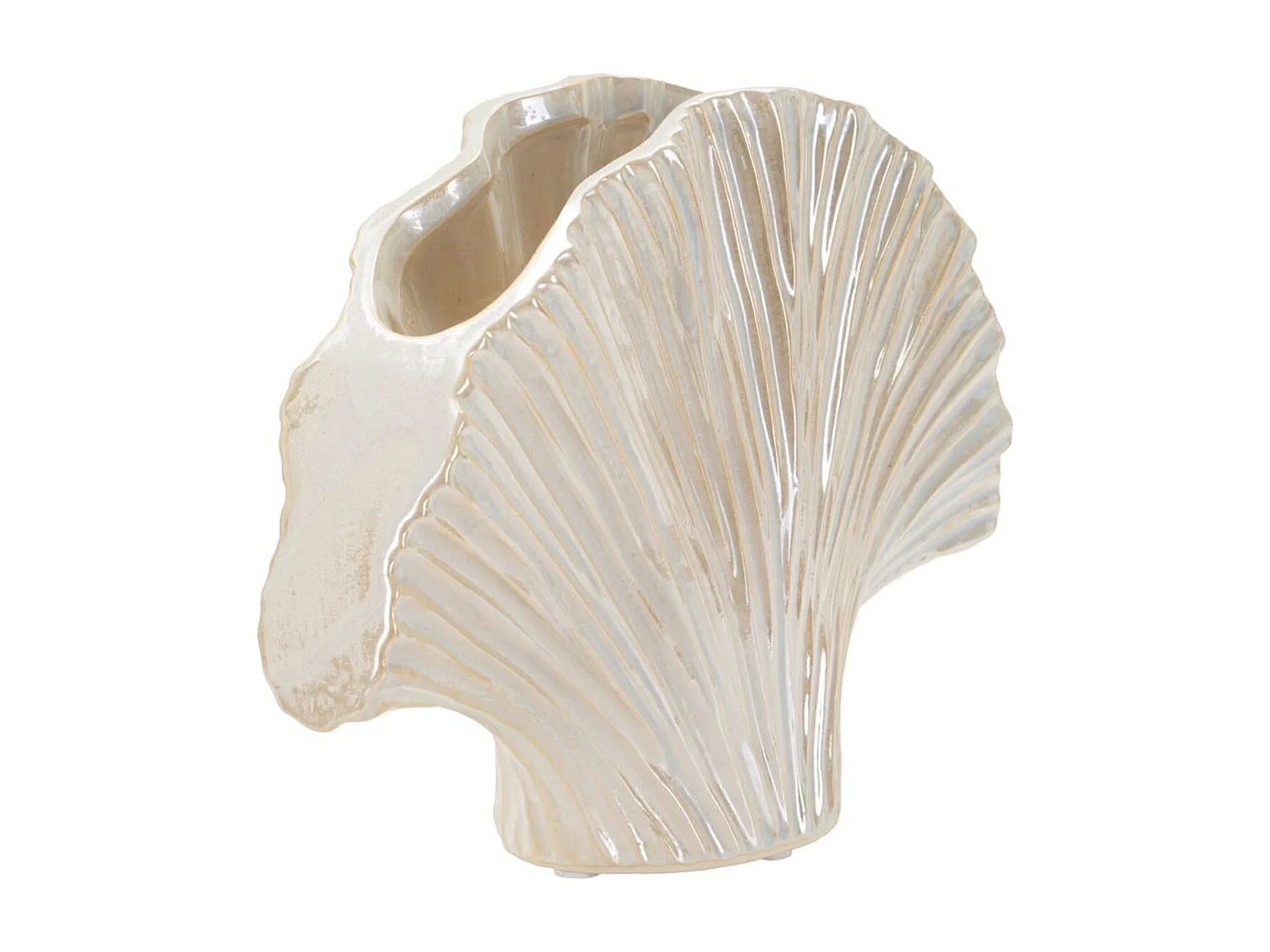 Wazon Dekoracyjny MF851, Biały, 27x8x19 cm, Seven Design