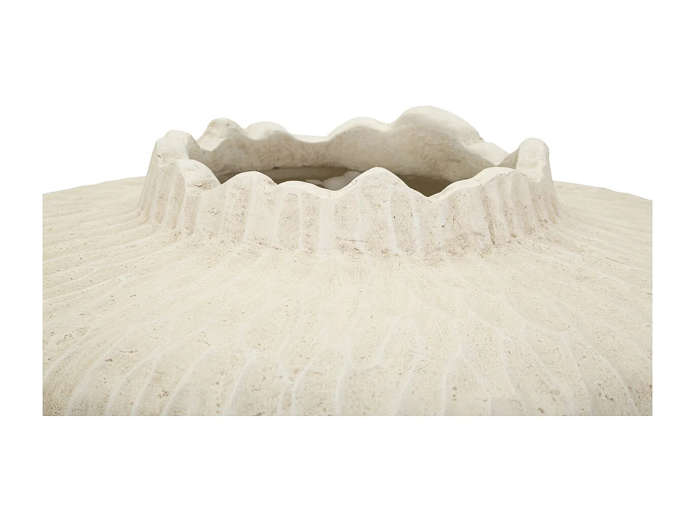 Wazon Dekoracyjny MF824, Beżowy, 35x35x32,5 cm, Seven Design