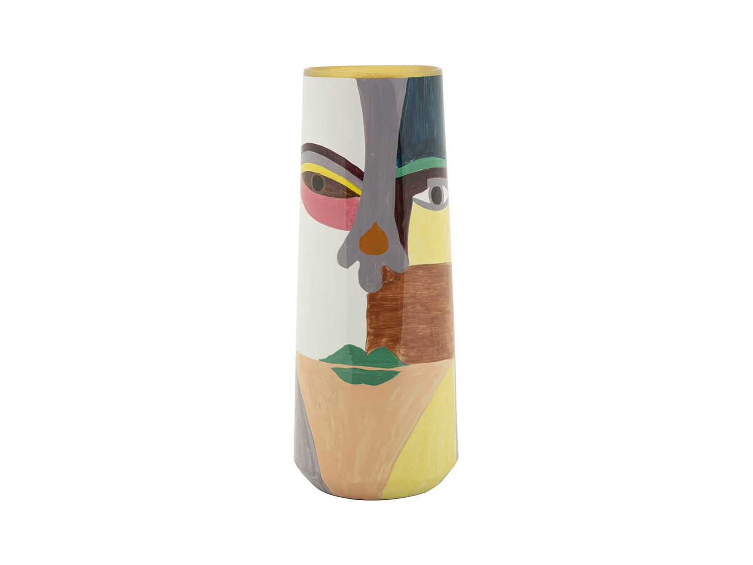 Vase Décoratif MF832, Multicouleur, 15x15x40 cm, Seven Design