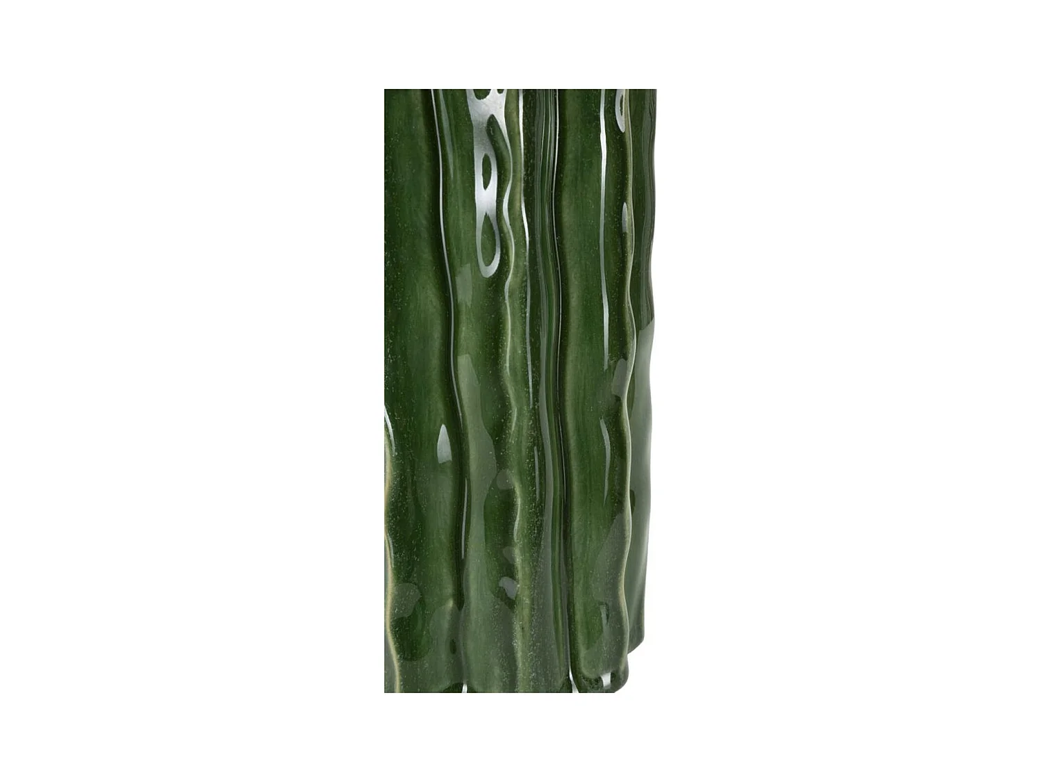 Vase Décoratif MF852, Vert, 11,5x11,5x23,5 cm, Seven Design