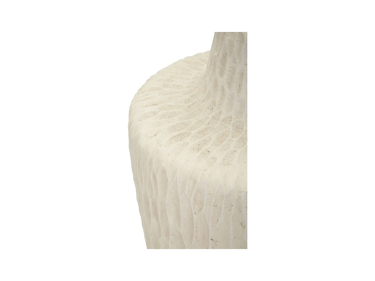 Vase Décoratif MF819, Beige, 29,5x29,5x57 cm, Seven Design