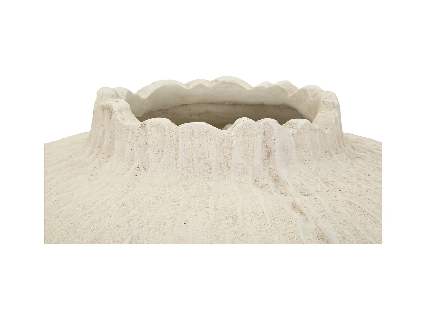 Vase Décoratif MF823, Beige, 32x32x40 cm, Epikasa