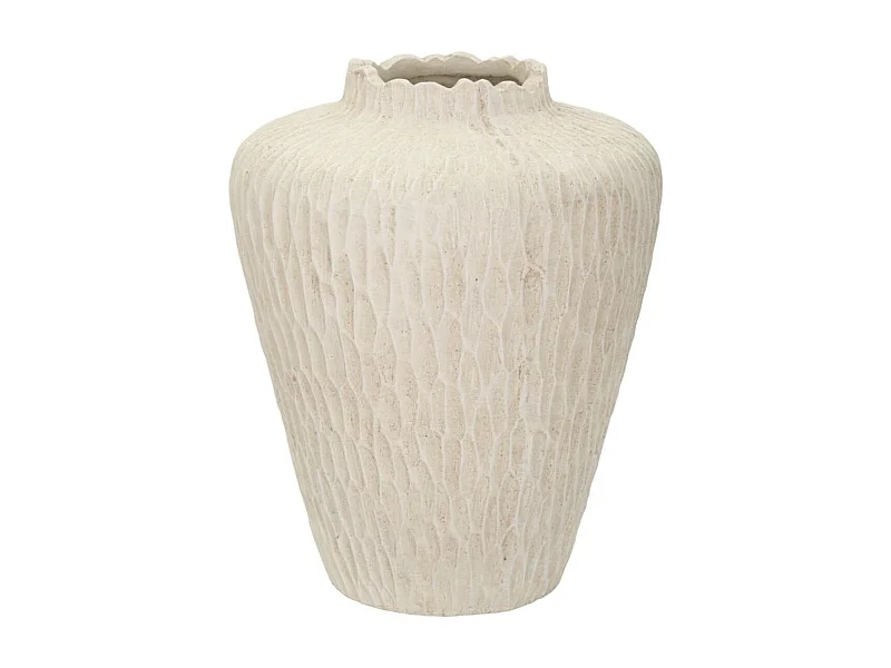 Wazon Dekoracyjny MF823, Beżowy, 32x32x40 cm, Seven Design