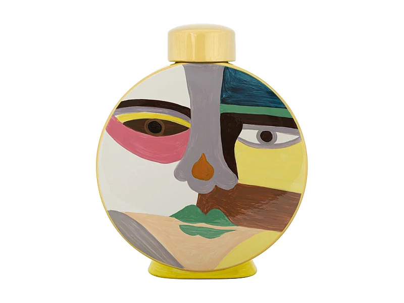 Vaso Decorativo MF846, Multicolore, 23x9x28 cm, Epikasa