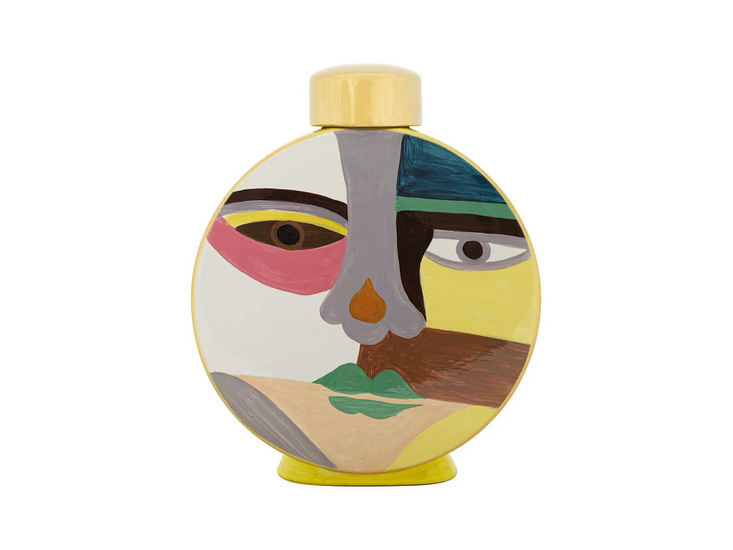 Vase Décoratif MF846, Multicouleur, 23x9x28 cm, Seven Design