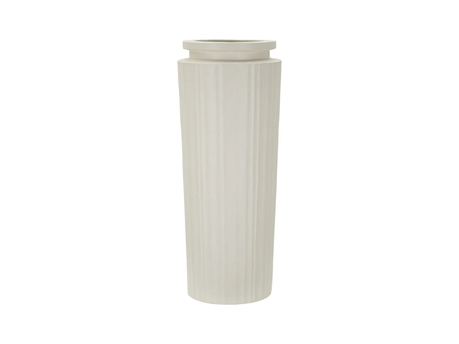 Vase Décoratif MF808, Beige, 32x32x80 cm, Seven Design