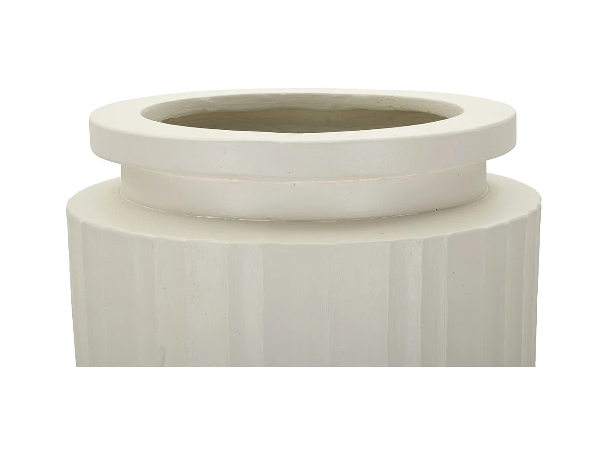 Vase Décoratif MF808, Beige, 32x32x80 cm, Seven Design