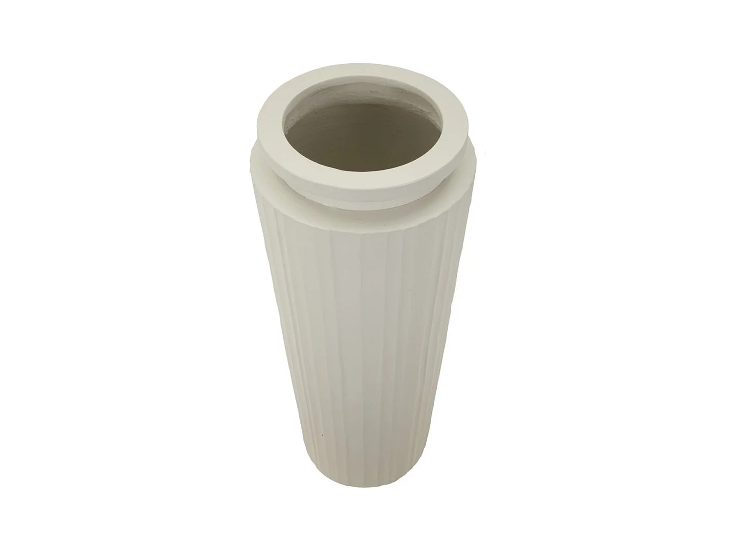 Vase Décoratif MF808, Beige, 32x32x80 cm, Seven Design