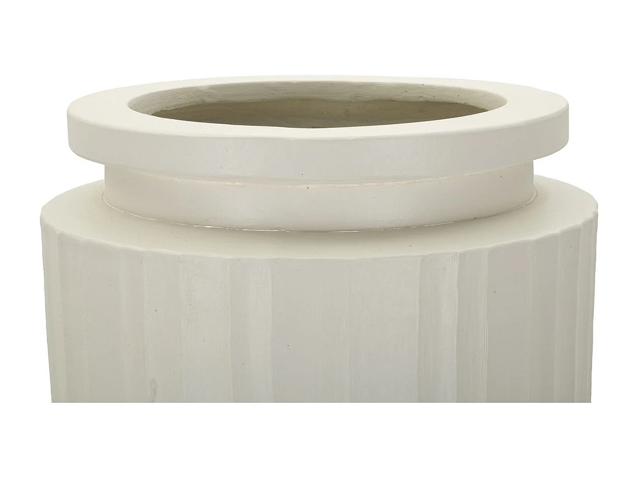 Wazon Dekoracyjny MF808, Beżowy, 32x32x80 cm, Seven Design