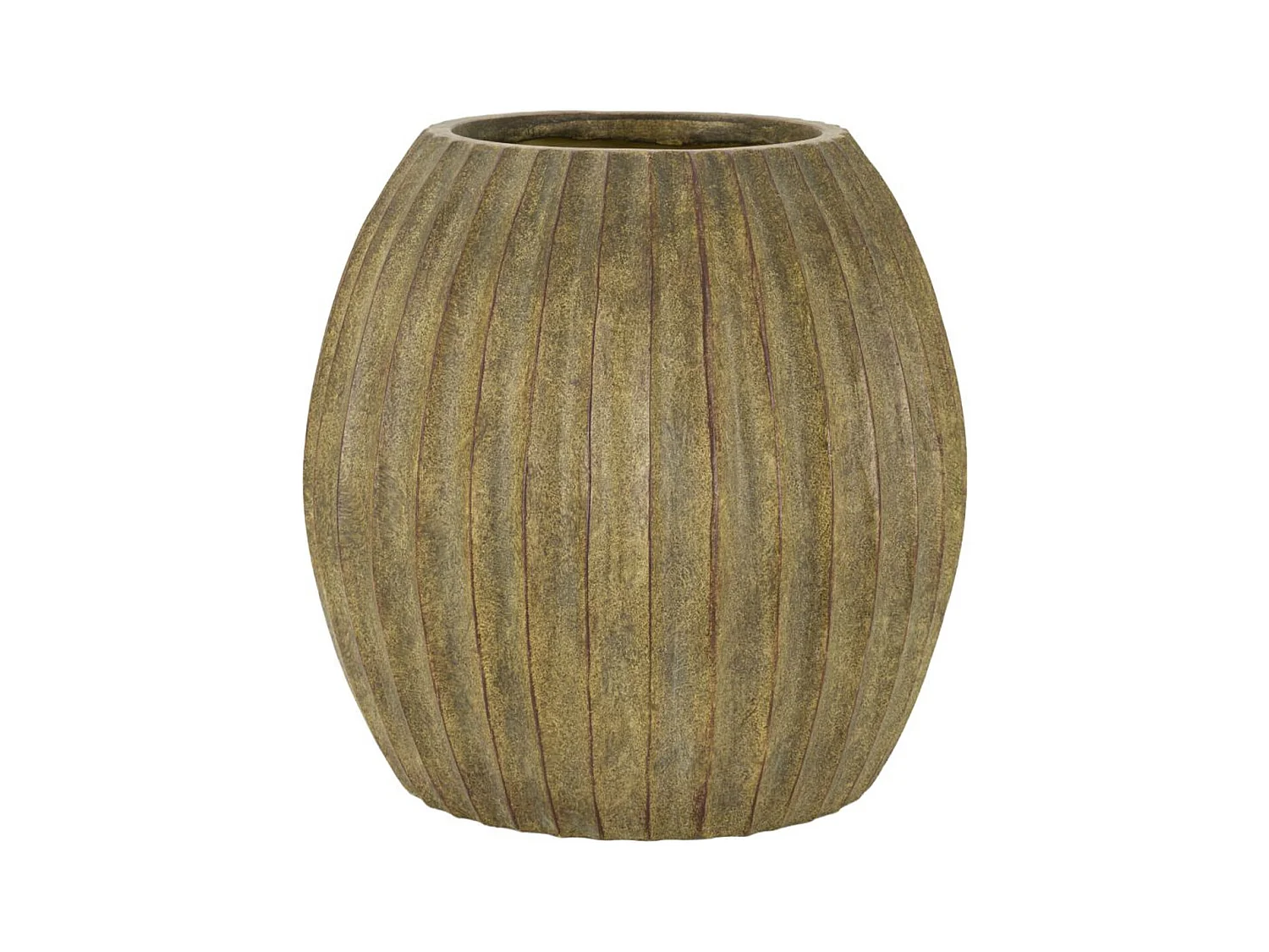 Vase Décoratif MF815, Vert, 32x32x32,5 cm, Seven Design