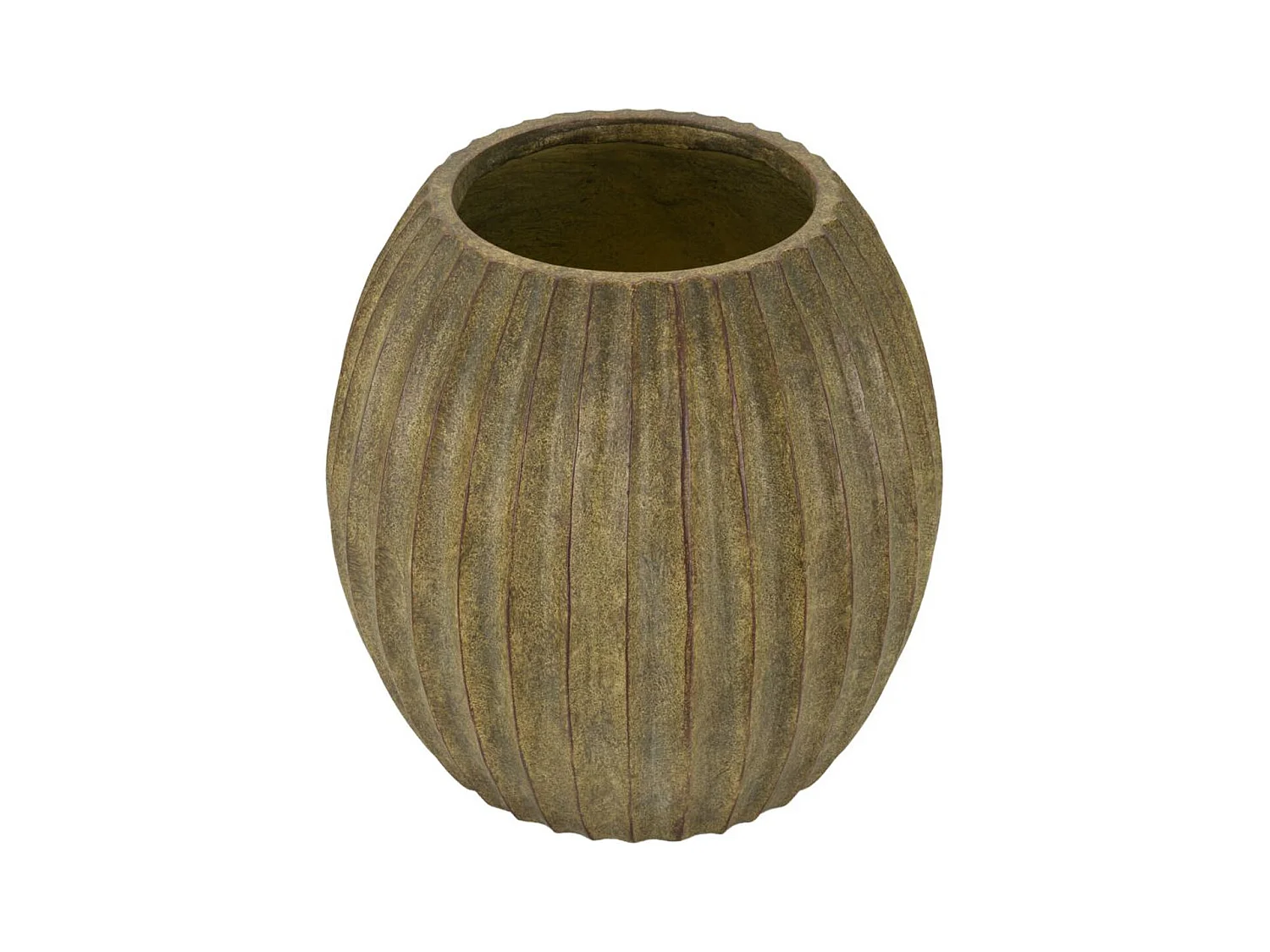Vase Décoratif MF815, Vert, 32x32x32,5 cm, Seven Design