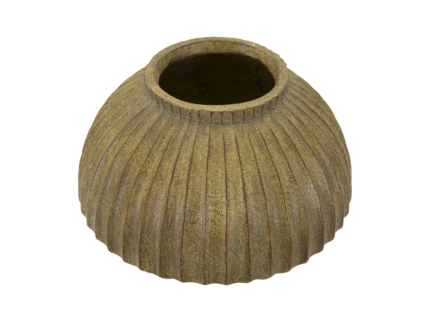 Vase Décoratif MF821, Vert, 40x40x26,5 cm, Seven Design