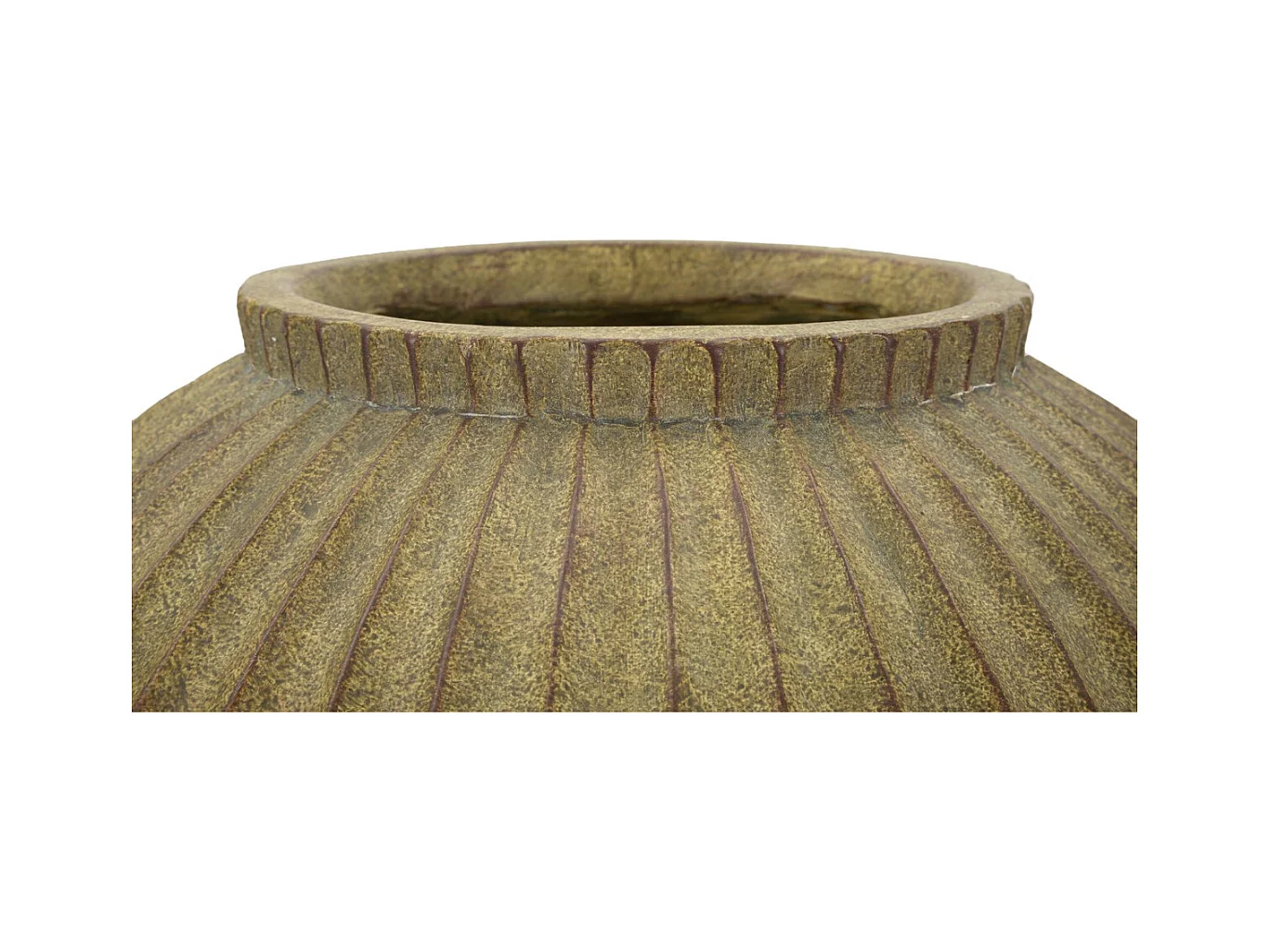 Vase Décoratif MF821, Vert, 40x40x26,5 cm, Seven Design