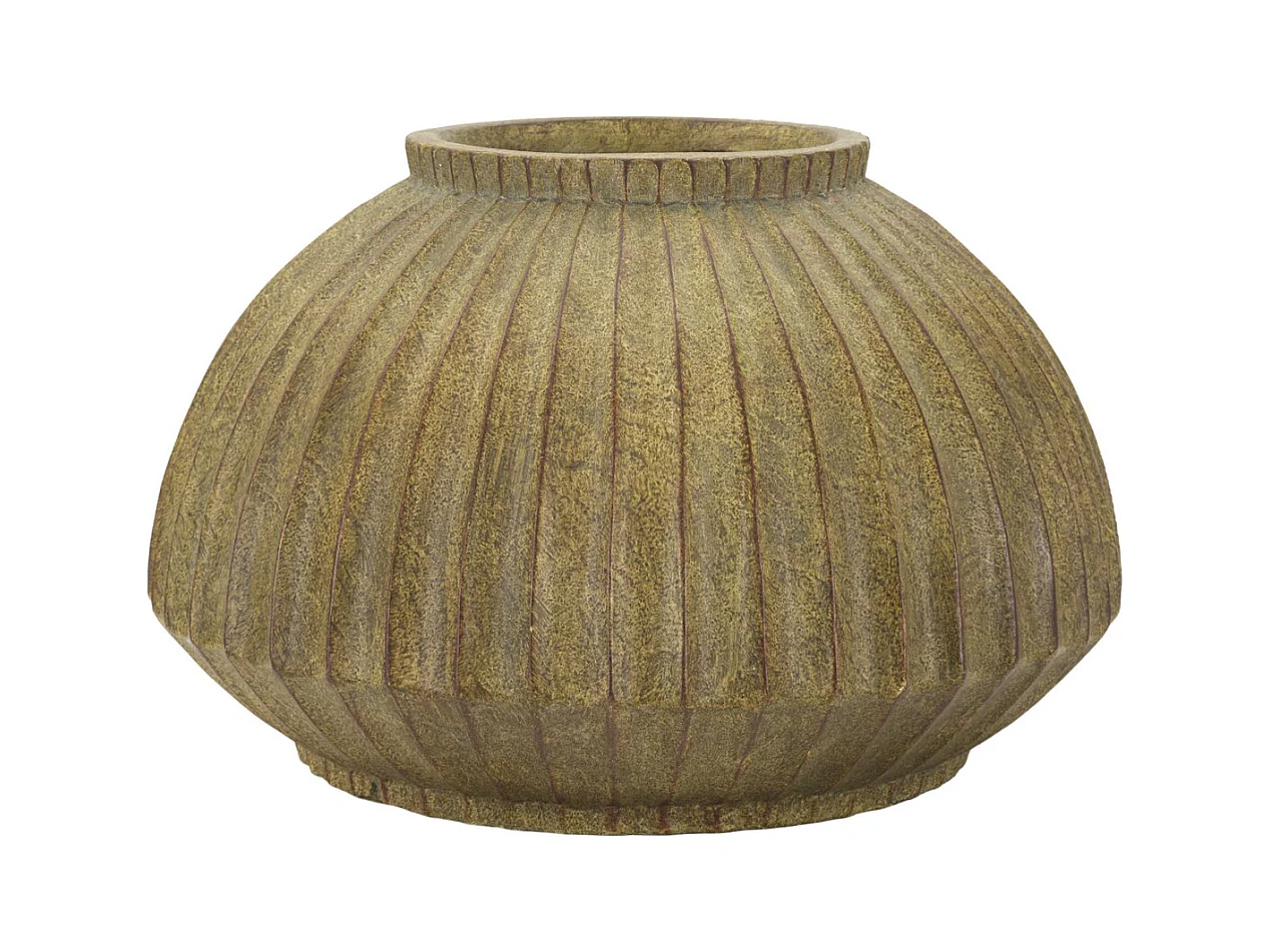 Vase Décoratif MF821, Vert, 40x40x26,5 cm, Epikasa