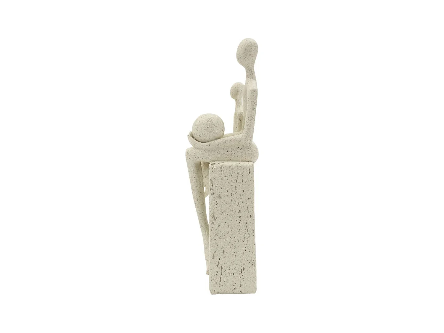 Sculpture Personnes 2, Beige, 10x7,5x26 cm, Seven Design