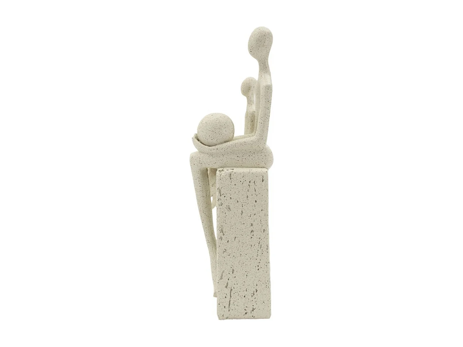 Sculpture Personnes 2, Beige, 10x7,5x26 cm, Seven Design