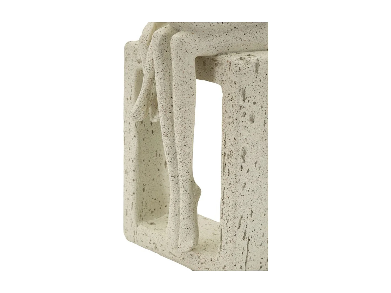 Sculpture Personnes 2, Beige, 10x7,5x26 cm, Seven Design