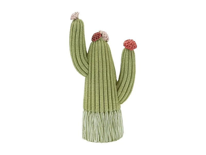 Sculpture Cactus 2, Multicouleur, 10,5x6,5x20,5 cm, Epikasa
