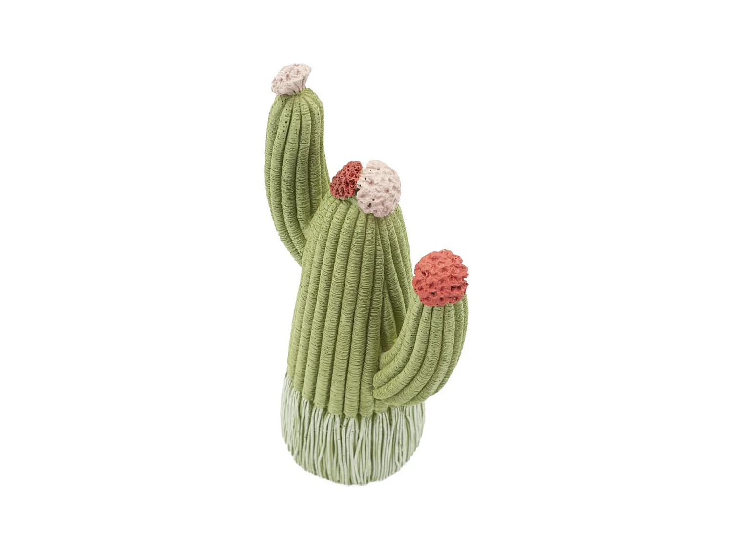 Sculpture Cactus 2, Multicouleur, 10,5x6,5x20,5 cm, Seven Design