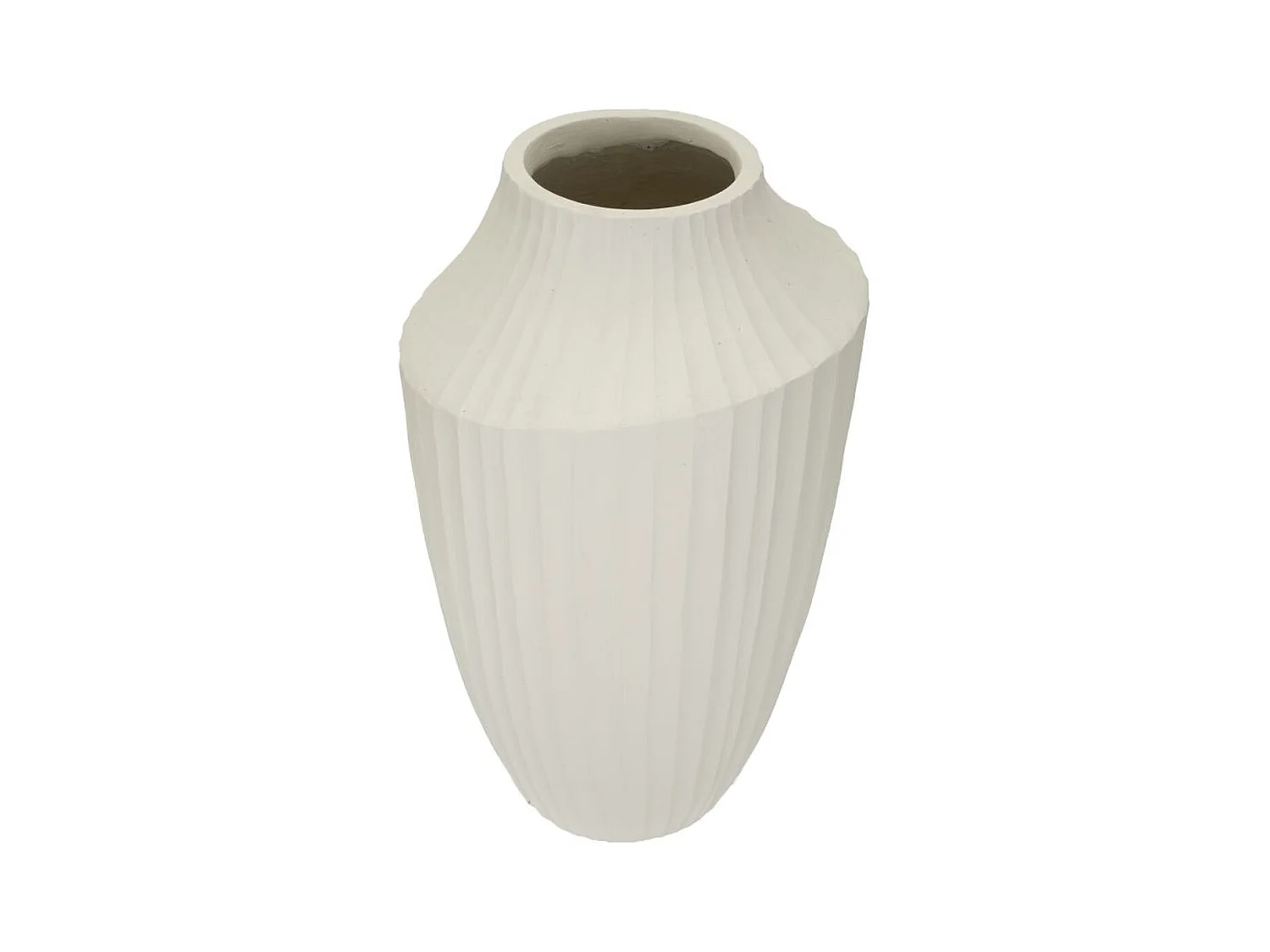 Vase Décoratif MF816, Beige, 28,5x28,5x50,5 cm, Seven Design