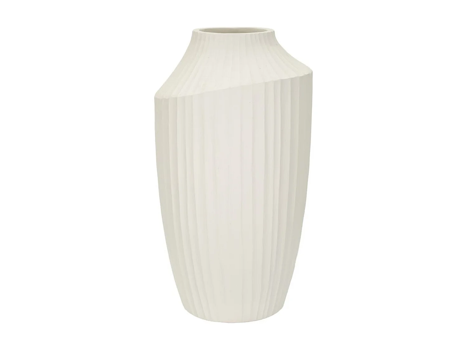 Wazon Dekoracyjny MF816, Beżowy, 28,5x28,5x50,5 cm, Seven Design