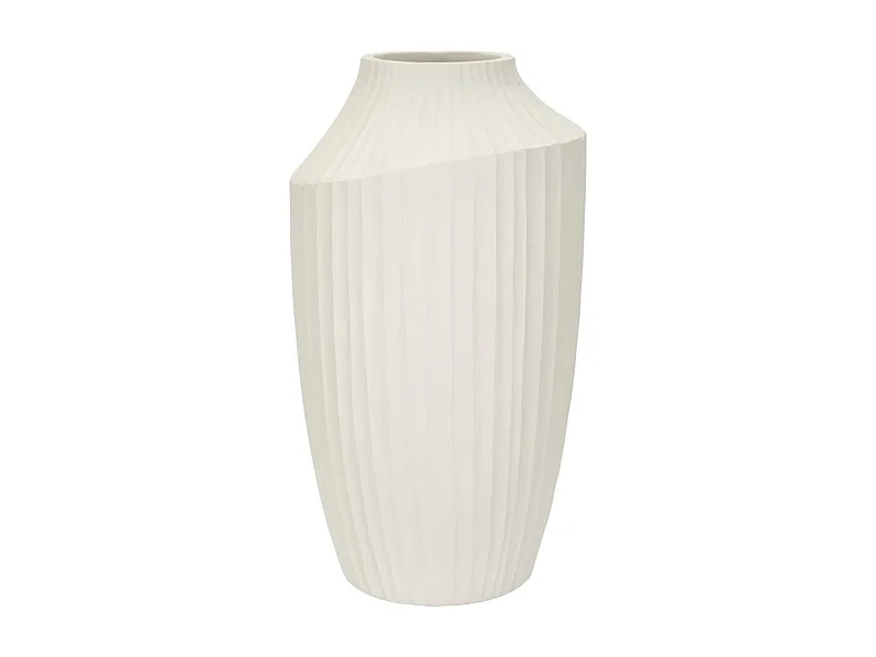 Wazon Dekoracyjny MF816, Beżowy, 28,5x28,5x50,5 cm, Seven Design