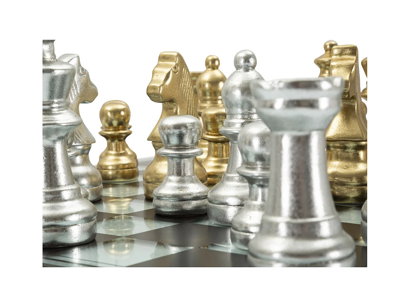 Sculpture Échiquier 1, Multicouleur, 50,5x50,5x14 cm, Seven Design